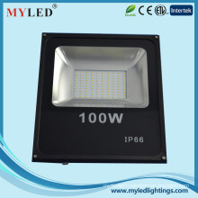 2015 new led floodlight 100w ip65 6500lm AC85-265V outdoor slim SMD led flood light